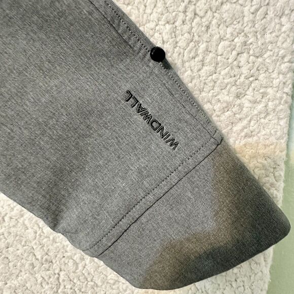 The North Face Windwall Jacket Adult Womens Med.  Gray Full Zip Mock Neck Casual - Picture 6 of 16